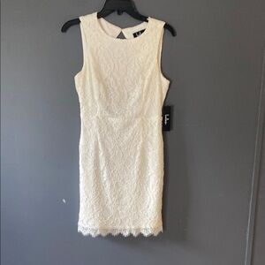 NWT Elegant White Lace Dress by Lulu’s